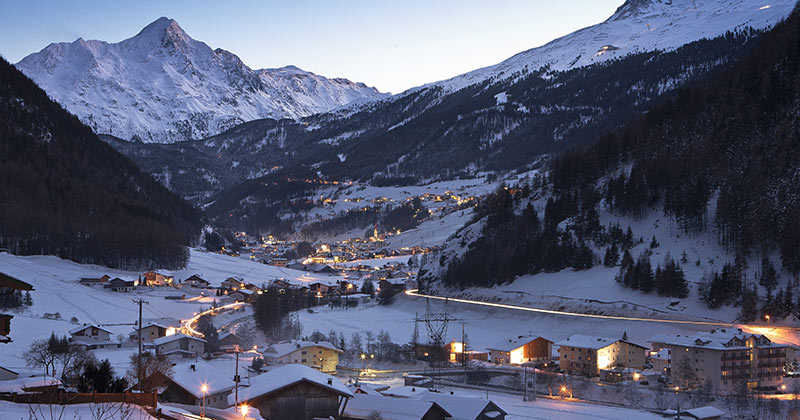 Sölden im Winter